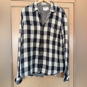 Denim & Supply Ralph Lauren Checkered Shirt Buffalo Plaid High Low /xlarge